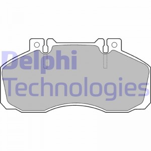 Комплект тормозных колодок, диско LP662 DELPHI