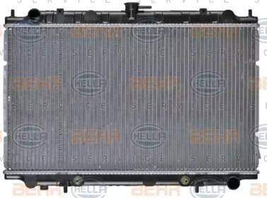 Радиатор, охлаждение двигател 8MK 376 724-691 HELLA