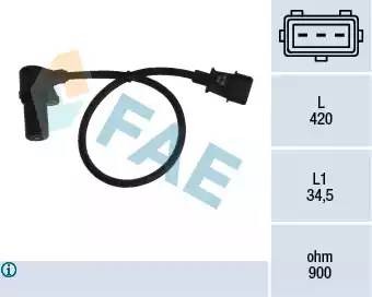 Датчик частоты вращения, управление двигателем 79073 FAE