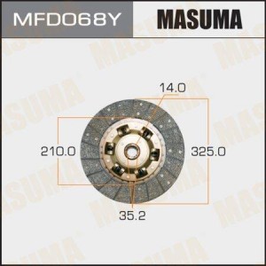 Диск сцепления MFD068Y MASUMA