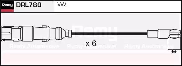Ккомплект проводов зажигания DRL780 DELCO REMY
