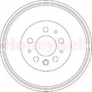 Тормозной барабан 329137B BENDIX JURID