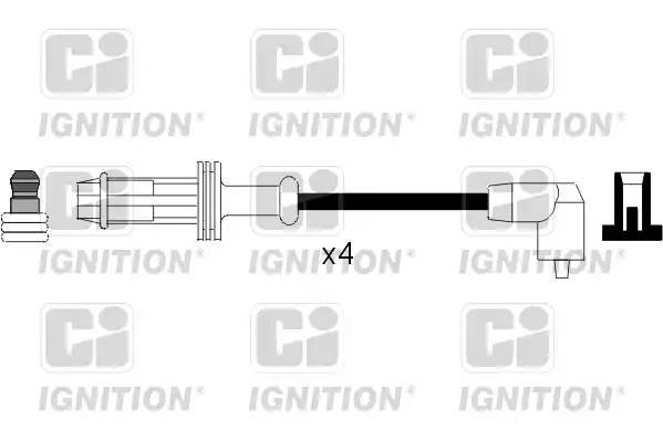 Ккомплект проводов зажигания XC257 QUINTON HAZELL