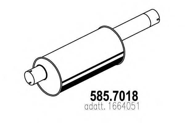 Система выпуска ОГ 5857018 ASSO