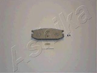 Комплект тормозных колодок, диско 51-05-593 ASHIKA