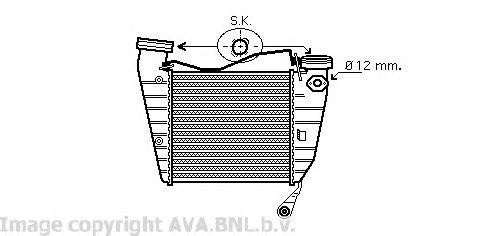 Интеркулер VW4253 AVA