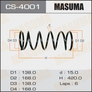 Пружина подвески CS-4001 MASUMA