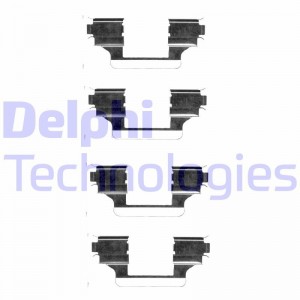 Комплектующие, колодки дискового тормоза LX0403 DELPHI