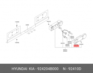 Деталь 924204B000 HYUNDAI KIA
