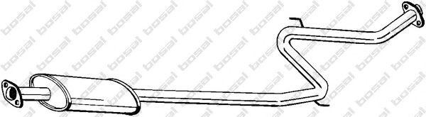 Средний глушитель выхлопных газов 285803 BOSAL
