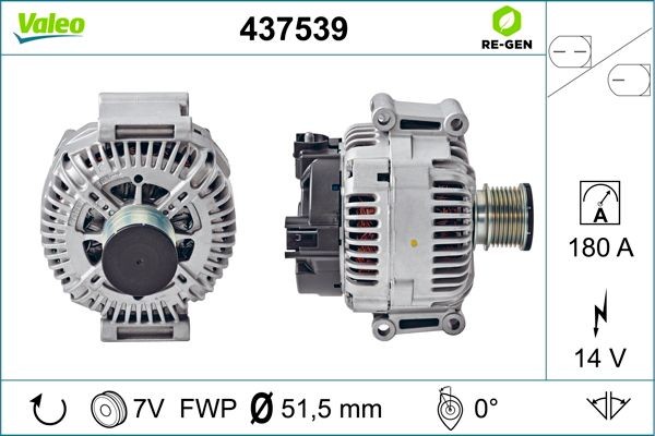 Генератор 437539 VALEO PHC