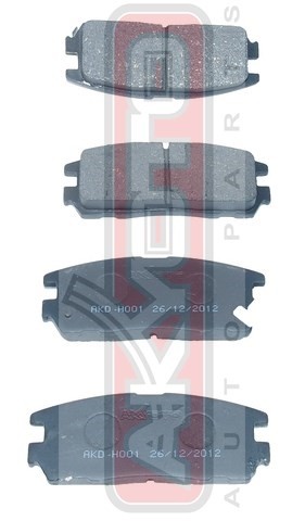 Колодки тормозные дисковые AKD-H001 AKYOTO