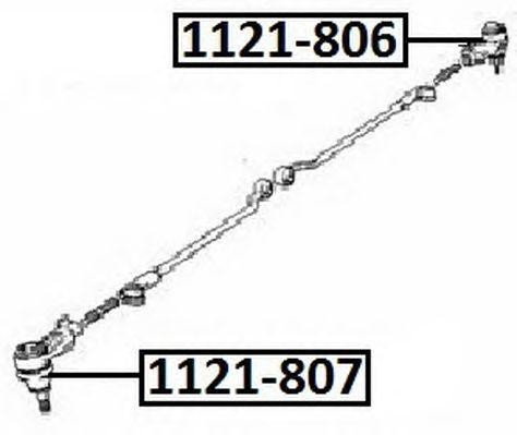 Наконечник рулевой тяги 1121-807 ASVA