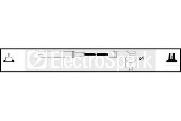 Ккомплект проводов зажигания OEK456 STANDARD