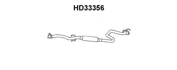Предглушитель выхлопных газов HD33356 VENEPORTE