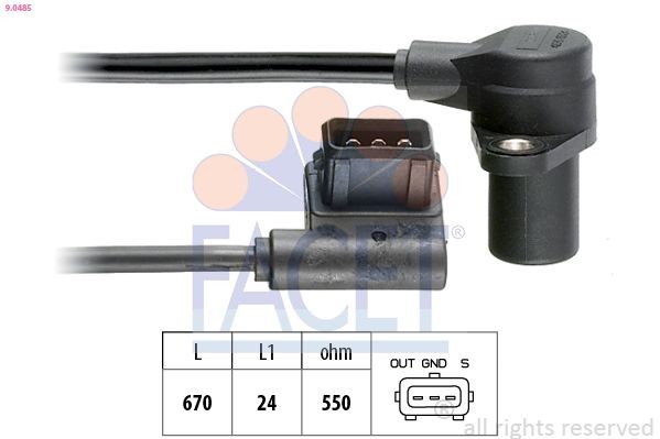 Ремкомплект, распределитель зажигания BT0287 FACET