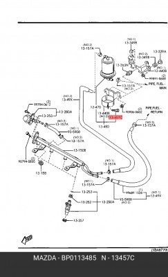 Фильтр топливный BP0113485 MAZDA