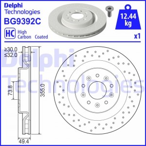 Комплект подшипника ступицы колеса BK1131 DELPHI