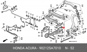 Деталь 90212SA7010 HONDA