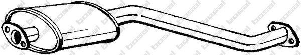 Средний глушитель выхлопных газов 145-421 BOSAL