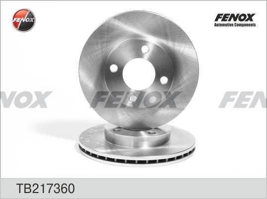 Диск тормозной TB217360 FENOX