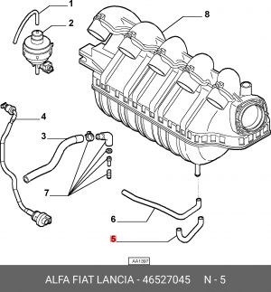 Ремкомплект, распределитель зажигания 46527045 ALFA FIAT LANCIA