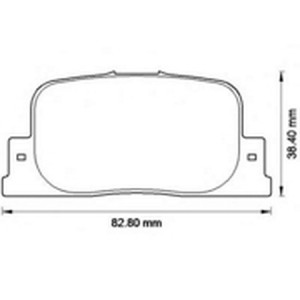 Комплект тормозных колодок, диско 572559B BENDIX JURID