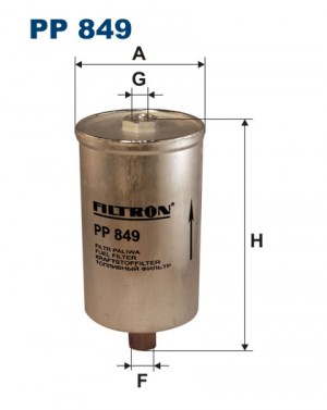 Фильтр топливный PP849 FILTRON
