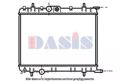 Радиатор, охлаждение двигател 060053N AKS DASIS