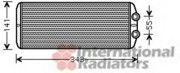Теплообменник, отопление салона 40006311 VAN WEZEL