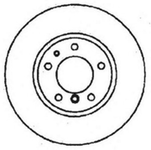 Тормозной диск 561478B BENDIX JURID