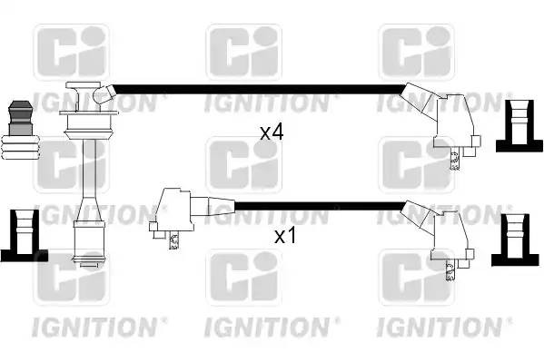 Ккомплект проводов зажигания XC955 QUINTON HAZELL