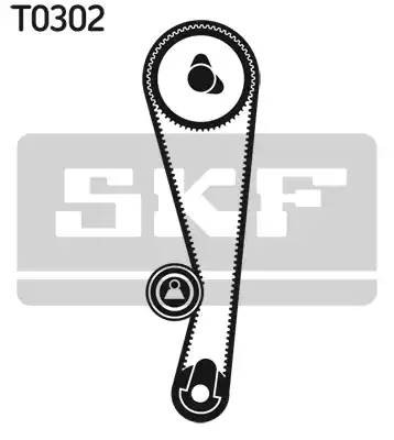 Комплект ремня ГРМ VKMS94102 SKF