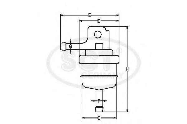 Топливный фильтр ST339 SCT