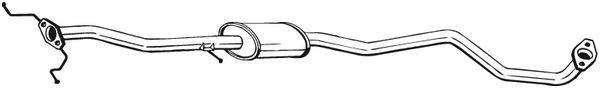 Средний глушитель выхлопных газов 286-061 BOSAL