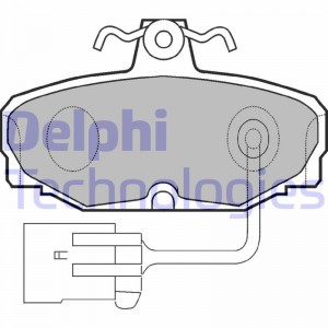 Комплект тормозных колодок, диско LP868 DELPHI