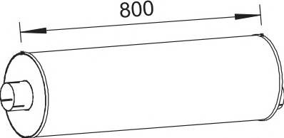Средний / конечный глушитель ОГ 64334 DINEX