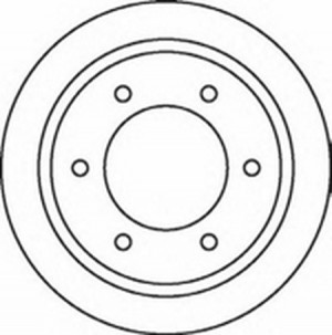 Тормозной диск 562064B BENDIX JURID