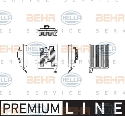 Блок управления, отопление / вентиляция 5HL 351 321-181 HELLA