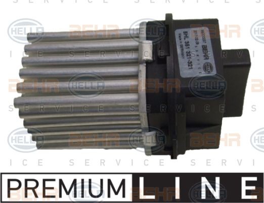 Сопротивление, вентилятор салона 5HL 351 321-321 HELLA