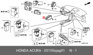 Деталь 35155SJAG01 HONDA