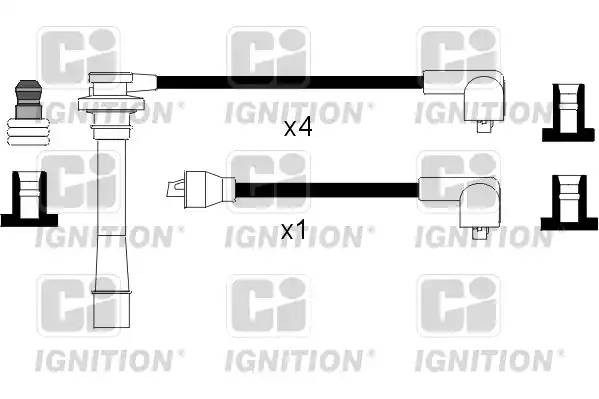 Ккомплект проводов зажигания XC1061 QUINTON HAZELL
