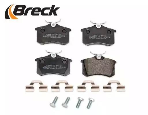 Комплект тормозных колодок, диско 209611070400 BRECK