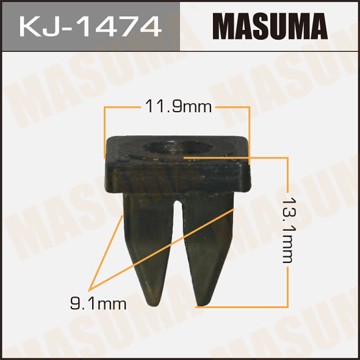 Клипса крепежная KJ1474 MASUMA