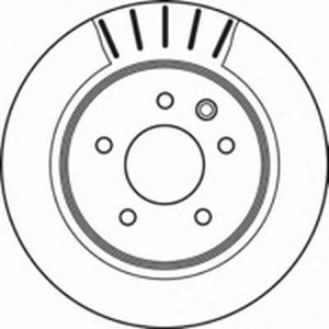 Тормозной диск 562109B BENDIX JURID