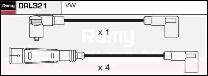 Ккомплект проводов зажигания DRL321 DELCO REMY