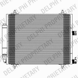 Конденсатор, кондиционер TSP0225595 DELPHI