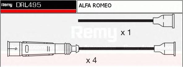 Ккомплект проводов зажигания DRL495 DELCO REMY