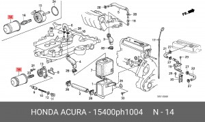 Масляный фильтр 15400PH1004 HONDA