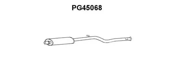 Предглушитель выхлопных газов PG45068 VENEPORTE